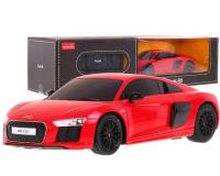 Távirányítós Audi R8 autó piros színben 1:24 arányban